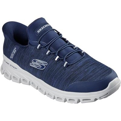 Skechers Herr Glide-Step Zefyr Handfree Slip-in Sneaker, Marinblått Xsp, 45 EU Skechers Herr Glide-Step Zefyr Handfree Slip-in Sneaker, Marinblått Xsp, 45 EU