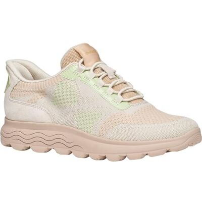 Geox Women D Spherica Plus B sneakers, Lt Sand, 4 UK Geox Women D Spherica Plus B sneakers, Lt Sand, 4 UK