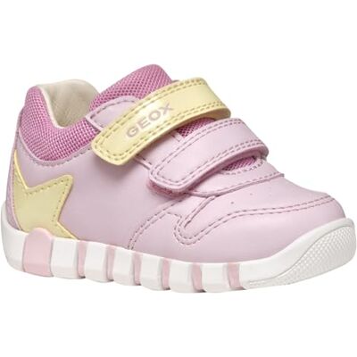 Geox Babyflicka B Iupidoo Girl A sneakers, Rosa Lt Gul, 23 EU Geox Babyflicka B Iupidoo Girl A sneakers, Rosa Lt Gul, 23 EU
