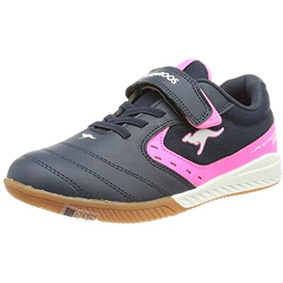 KangaROOS K5-court Ev sneakers för flickor, Dk marinblå neonrosa 29 EU KangaROOS K5-court Ev sneakers för flickor, Dk marinblå neonrosa 29 EU