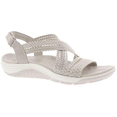 Skechers Dam Reggae-Cup-Oh, snap Sport Sandal, Naturlig brungrå gore, 40 EU Skechers Dam Reggae-Cup-Oh, snap Sport Sandal, Naturlig brungrå gore, 40 EU