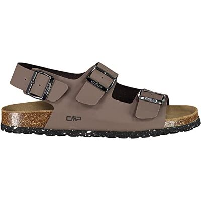 CMP Män Eco Keidha tofflor platt sandal, Arabica 41 EU CMP Män Eco Keidha tofflor platt sandal, Arabica 41 EU