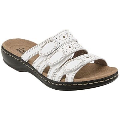 Clarks Fritids kaktusplattform för kvinnor, Vitt läder, 42.5 EU Clarks Fritids kaktusplattform för kvinnor, Vitt läder, 42.5 EU