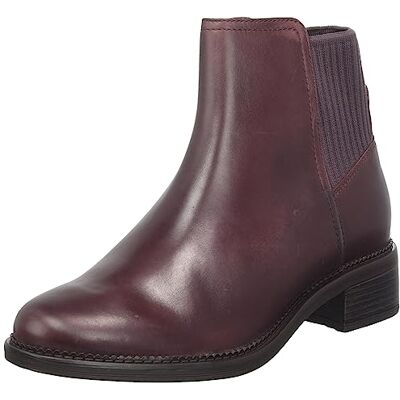 Clarks Dam Maye Palm Chelsea stövlar, bordeaux läder, 36 EU, Bordeaux-läder, 36 EU Clarks Dam Maye Palm Chelsea stövlar, bordeaux läder, 36 EU, Bordeaux-läder, 36 EU
