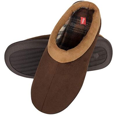 Hanes Herr komfort minnesskum slip-on clog husskor med inomhus/utomhus halkfri sula toffel Hanes Herr komfort minnesskum slip-on clog husskor med inomhus/utomhus halkfri sula toffel
