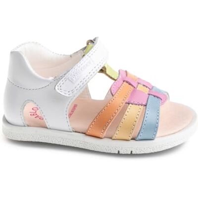 Pablosky QUIZZ 054800, sandal, Vit, 24 EU Ancho Pablosky QUIZZ 054800, sandal, Vit, 24 EU Ancho