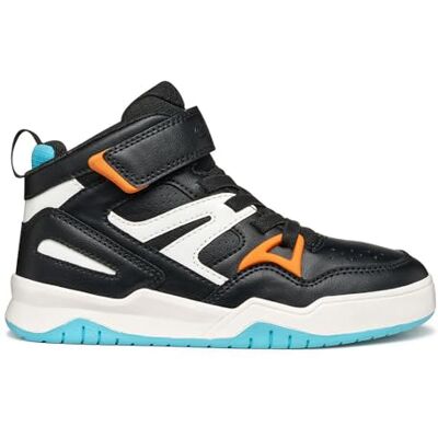Geox J Perth Boy sneakers, svart/orange, 36 EU, Svart orange, 36 EU Geox J Perth Boy sneakers, svart/orange, 36 EU, Svart orange, 36 EU