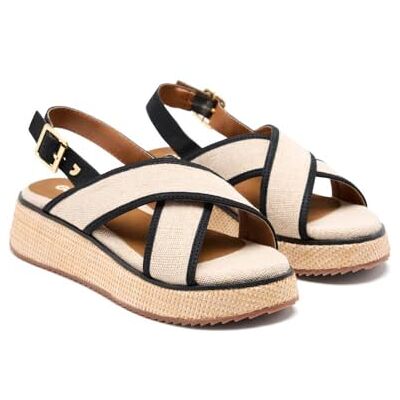 GIOSEPPO Lynne, kilsandaler för kvinnor, svart, 39 EU, Svart noir noir, 39 EU GIOSEPPO Lynne, kilsandaler för kvinnor, svart, 39 EU, Svart noir noir, 39 EU