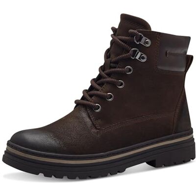 MARCO TOZZI Dam Bootie Laced 2-26260-43 modestövlar, cafécomb, 38 EU, Kaffe kam, 38 EU MARCO TOZZI Dam Bootie Laced 2-26260-43 modestövlar, cafécomb, 38 EU, Kaffe kam, 38 EU