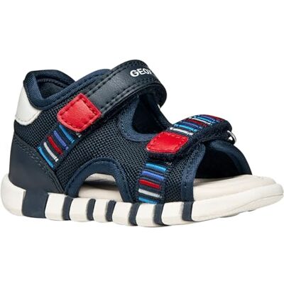 Geox B IUPIDOO Pojksandal, marinblå/röd, 25 EU Geox B IUPIDOO Pojksandal, marinblå/röd, 25 EU