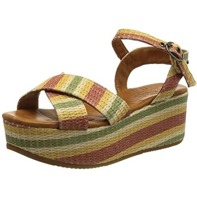 Shabbies Amsterdam Dam Shs1098 sandal, Ränder körsbär, 40 EU Shabbies Amsterdam Dam Shs1098 sandal, Ränder körsbär, 40 EU