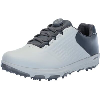 Skechers Män Pro 6 vattentäta golfskor sneakers, Ljusgrå twist passform, 41 EU Skechers Män Pro 6 vattentäta golfskor sneakers, Ljusgrå twist passform, 41 EU