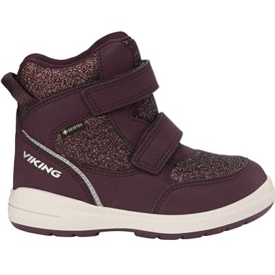 Viking Fun Glitter Warm GTX 2 V, Plommon, 23 EU Viking Fun Glitter Warm GTX 2 V, Plommon, 23 EU