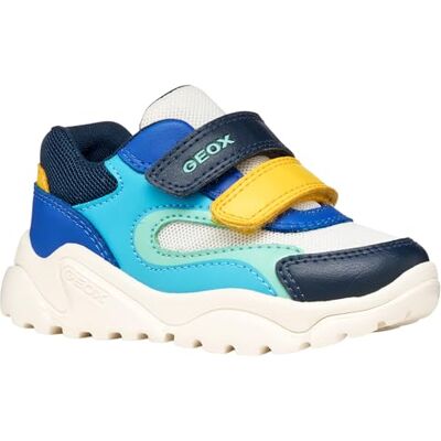 Geox B CIUFCIUF Boy A sneakers, vit/marinblå, 25 EU Geox B CIUFCIUF Boy A sneakers, vit/marinblå, 25 EU