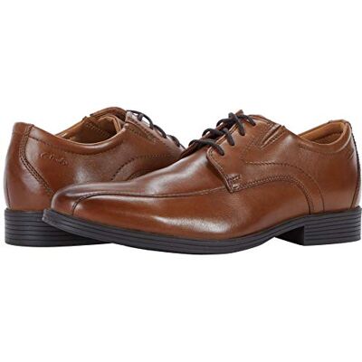 Clarks Whiddon Pace Dark Tan Leather 10 EE Wide Clarks Whiddon Pace Dark Tan Leather 10 EE Wide