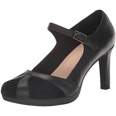 Clarks Women's Ambyr Light Pump, Black Combi, 9 Clarks Women's Ambyr Light Pump, Black Combi, 9