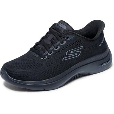 Skechers dam GO Walk Arch FIT 2.0 Kathy sneakers, svart, 4.5 UK Skechers dam GO Walk Arch FIT 2.0 Kathy sneakers, svart, 4.5 UK