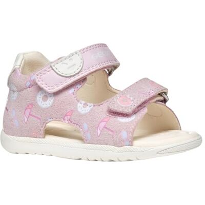 Geox B Sandal Fläckflicka, flicka, 0–24, Rosa elfenben, 19 EU Geox B Sandal Fläckflicka, flicka, 0–24, Rosa elfenben, 19 EU