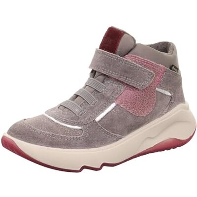 Superfit flickor Melody sneakers, Grå röd 2010, Large Superfit flickor Melody sneakers, Grå röd 2010, Large