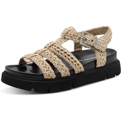 Tamaris dam 1-28402-46 kilsandaler, beige, 37 EU Tamaris dam 1-28402-46 kilsandaler, beige, 37 EU