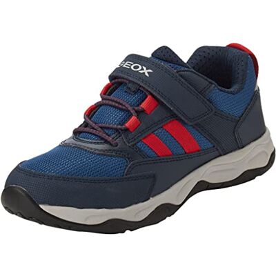 Geox Pojkar, J Calco Boy-sneakers, Marinblå röd, 24 EU Geox Pojkar, J Calco Boy-sneakers, Marinblå röd, 24 EU