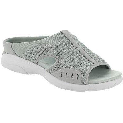 Easy Spirit Taite2 glidande sandaler för kvinnor, Grå 050, 40 EU bred Easy Spirit Taite2 glidande sandaler för kvinnor, Grå 050, 40 EU bred