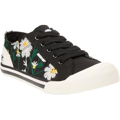 Rocket Dog Jazzin damsneakers, 3 UK svart, Svart, 36 EU Rocket Dog Jazzin damsneakers, 3 UK svart, Svart, 36 EU
