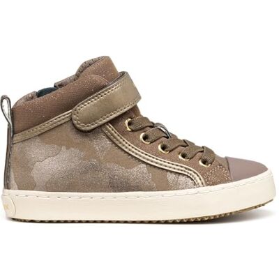 Geox flicka J Kalispera Sneaker, Rök grå platina, 2.5 UK Geox flicka J Kalispera Sneaker, Rök grå platina, 2.5 UK