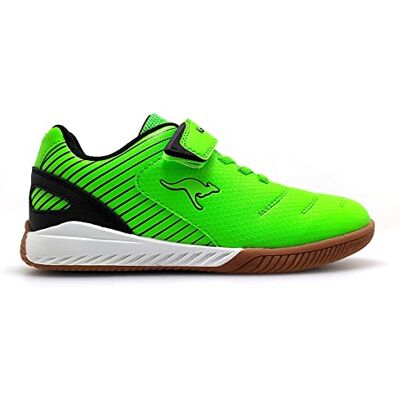 KangaROOS Unisex barn, K5-speed Ev sneakers, Neon grön jet svart, 25 EU KangaROOS Unisex barn, K5-speed Ev sneakers, Neon grön jet svart, 25 EU