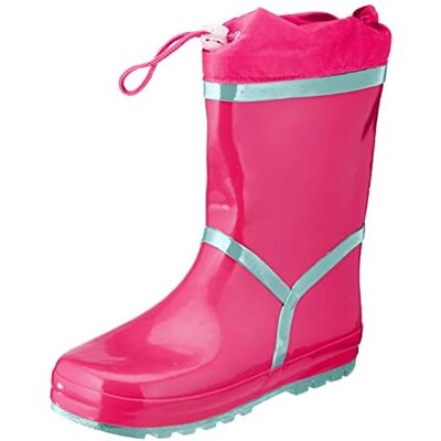 Playshoes Unisex barn basic varmt foder gummistövlar, rosa, 29 EU Playshoes Unisex barn basic varmt foder gummistövlar, rosa, 29 EU