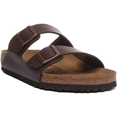 Birkenstock Arizona Sfb Slip-in/Träskor Man Brun 46 Tofflor Shoes Birkenstock Arizona Sfb Slip-in/Träskor Man Brun 46 Tofflor Shoes