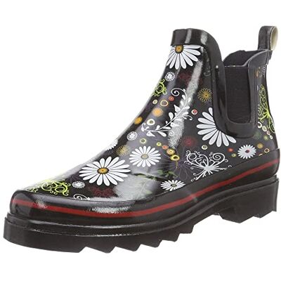 Beck Daisy dam kort skaft slip-on stövlar, Svart svart 02, 42 EU Beck Daisy dam kort skaft slip-on stövlar, Svart svart 02, 42 EU