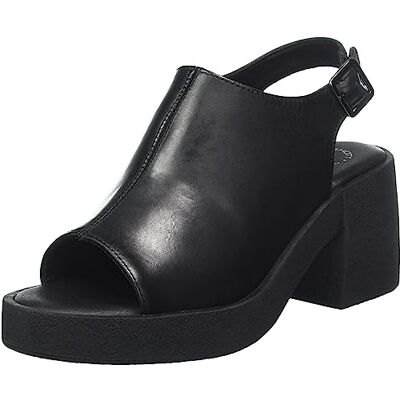 CA'SHOTT A/S Dam Casemily Slingback Vegetable Tanned läder Heeled Sandal, svart, 36 EU, svart, 36 EU CA'SHOTT A/S Dam Casemily Slingback Vegetable Tanned läder Heeled Sandal, svart, 36 EU, svart, 36 EU