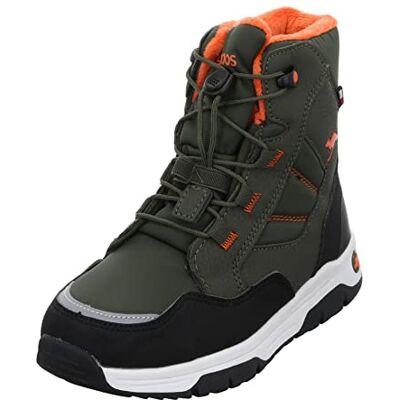KangaROOS K-MJ North RTX stövlar, militärgrön/flamma, 32 EU KangaROOS K-MJ North RTX stövlar, militärgrön/flamma, 32 EU