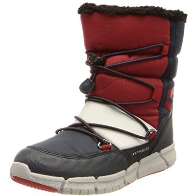 Geox J FLEXYPER Boy B ABX Ankle Boot, Navy/RED, 40 EU Geox J FLEXYPER Boy B ABX Ankle Boot, Navy/RED, 40 EU