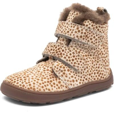 Bisgaard Unisex barn Barefoot Emil Lamb Fashion Boot, Brun prickar, 31 EU bred Bisgaard Unisex barn Barefoot Emil Lamb Fashion Boot, Brun prickar, 31 EU bred