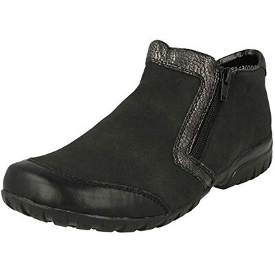 Rieker L4659 dam ankelstövlar, Black L4659 00 ,36 EU Rieker L4659 dam ankelstövlar, Black L4659 00 ,36 EU