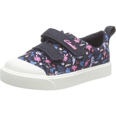 Clarks Pojkar flickor City Bright T. Sneaker, Navy Duk, 20,5 EU, Marinfärgad kanvas, 20.5 EU Weit Clarks Pojkar flickor City Bright T. Sneaker, Navy Duk, 20,5 EU, Marinfärgad kanvas, 20.5 EU Weit