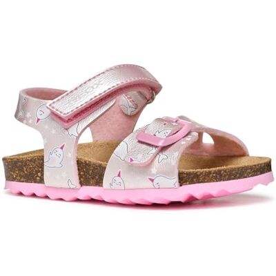 Geox B Sandal Chalki Girl, babysandaler för flickor, Ljusrosa, 21 EU Geox B Sandal Chalki Girl, babysandaler för flickor, Ljusrosa, 21 EU