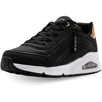 Skechers Uno Gen1 Sneaker för flickor, Svart, 10 UK Child Skechers Uno Gen1 Sneaker för flickor, Svart, 10 UK Child