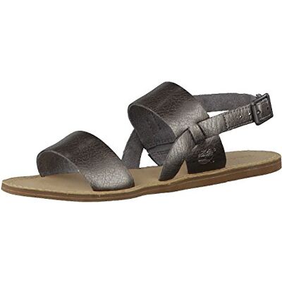 Timberland Carolista SlingbackGunmetal Metallic, dam ankelrem sandaler, svart (Gunmetal Metallic), 38,5 EU (5,5 dam UK), Svart gunmetal metallic, 38.5 EU Timberland Carolista SlingbackGunmetal Metallic, dam ankelrem sandaler, svart (Gunmetal Metallic), 38,5 EU (5,5 dam UK), Svart gunmetal metallic, 38.5 EU