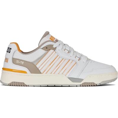 K-Swiss herr SI-18 Rival sneakers, vit/taupe/orange, 39 EU, Vit taupe orange, 39 EU K-Swiss herr SI-18 Rival sneakers, vit/taupe/orange, 39 EU, Vit taupe orange, 39 EU