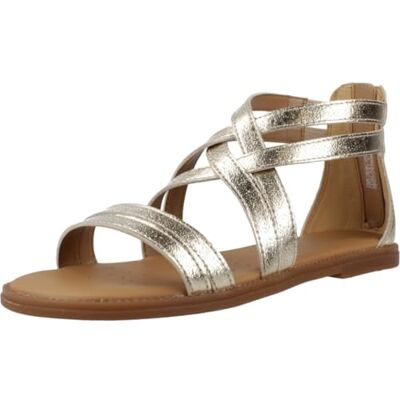 Geox flicka J Karly Sandal, Platina, 11 UK Child Geox flicka J Karly Sandal, Platina, 11 UK Child