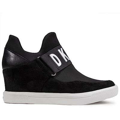 DKNY kvinnors Cali sneakers, / US Frauen, Svart kosmos, 37 EU DKNY kvinnors Cali sneakers, / US Frauen, Svart kosmos, 37 EU