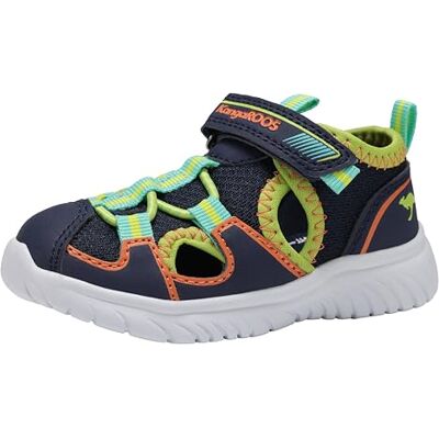 KangaROOS Pojkar Ki-jumplite Ev sandal, Dk marinblå lime, 23 EU KangaROOS Pojkar Ki-jumplite Ev sandal, Dk marinblå lime, 23 EU