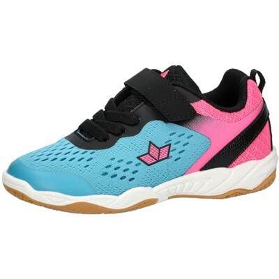 Lico Pojkar, unisex, barn, nyckelVS, hallsneakers, turkos/rosa/svart, 30 EU Lico Pojkar, unisex, barn, nyckelVS, hallsneakers, turkos/rosa/svart, 30 EU