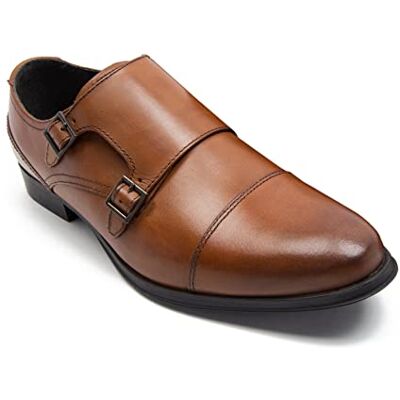 Thomas Crick mäns Boycie Double Monk rem formella skor, SOLBRÄNNA, 42.5 EU Thomas Crick mäns Boycie Double Monk rem formella skor, SOLBRÄNNA, 42.5 EU