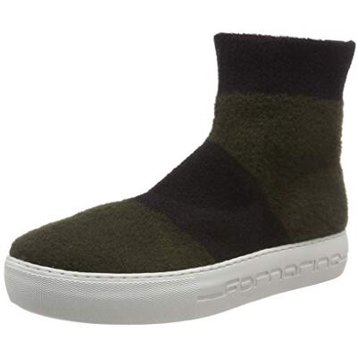 Fornarina Yuma4 höga sneakers för kvinnor, flerfärgad Flerfärgad Yuma4 Kaki Black 38 EU Fornarina Yuma4 höga sneakers för kvinnor, flerfärgad Flerfärgad Yuma4 Kaki Black 38 EU