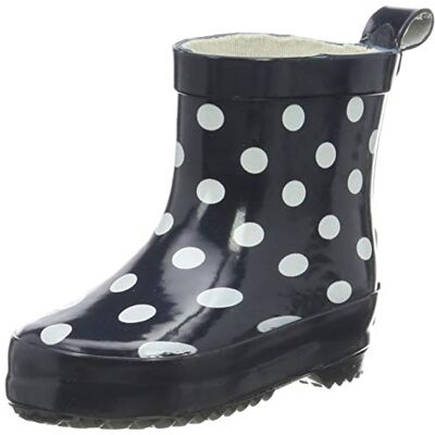 Playshoes Unisex barn gummistövlar halvskaft regnstövlar, Punkter, 19 EU Playshoes Unisex barn gummistövlar halvskaft regnstövlar, Punkter, 19 EU