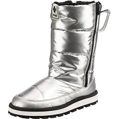 HÖGL Dam APRÉS SKI knähöga stövlar, silver, 41,5 EU HÖGL Dam APRÉS SKI knähöga stövlar, silver, 41,5 EU